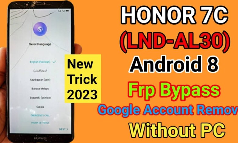 Honor 7C (LND AL30) Frp Bypass 2023 Without PC | Honor Honor 7C (LND AL30) Frp Bypass 2023 Without PC | Honor