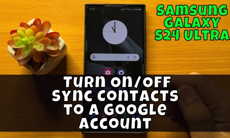 How to Turn On/Off Sync Contacts to a Google How to Turn On/Off Sync Contacts to a Google