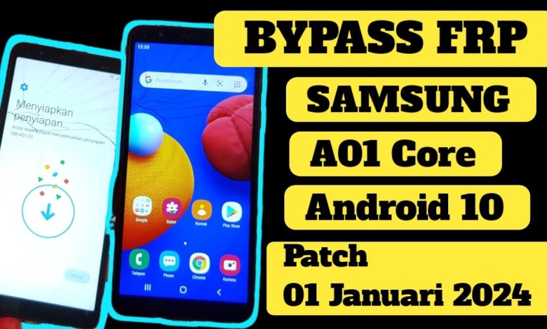 Bypass Frp Samsung A01 Core Model SM 013G Android 10 Bypass Frp Samsung A01 Core Model SM 013G Android 10