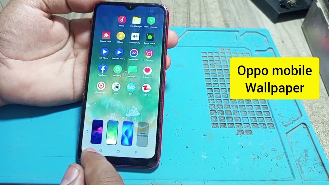 Oppo mobile Wallpaper change setting | How to set auto Oppo mobile Wallpaper change setting | How to set auto
