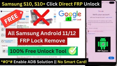 Samsung S10, S10+ FRP Unlock All Samsung Android 11/12 Samsung S10, S10+ FRP Unlock All Samsung Android 11/12