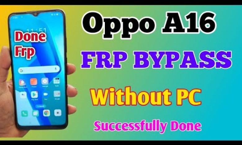 Oppo A16 Frp Unlock || Oppo Cph2349 FRP Bypass Without Oppo A16 Frp Unlock || Oppo Cph2349 FRP Bypass Without