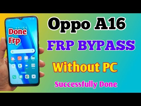 Oppo A16 Frp Unlock || Oppo Cph2349 FRP Bypass Without Oppo A16 Frp Unlock || Oppo Cph2349 FRP Bypass Without