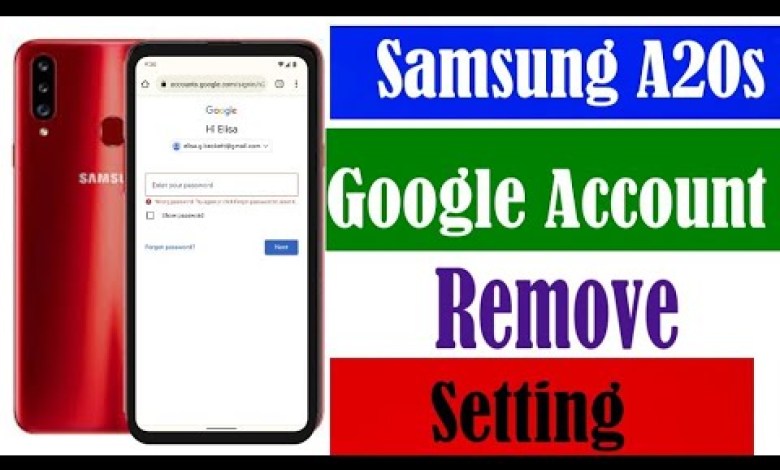 Samsung A20s Google account remove||How to remove Samsung A20s Google account remove||How to remove