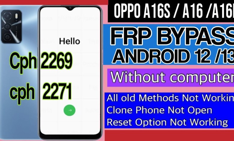 oppo a16 frp bypass / oppo a16s frp bypass without pc / oppo a16 frp bypass / oppo a16s frp bypass without pc /