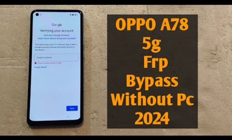 OPPO A78 Frp Bypass | OPPO A78 Unlock without Pc | All OPPO A78 Frp Bypass | OPPO A78 Unlock without Pc | All