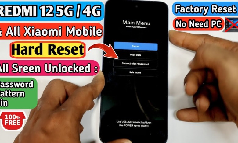 Redmi 12 Hard Reset | Xiaomi Redmi 12 hard Reset | Redmi 12 Hard Reset | Xiaomi Redmi 12 hard Reset |