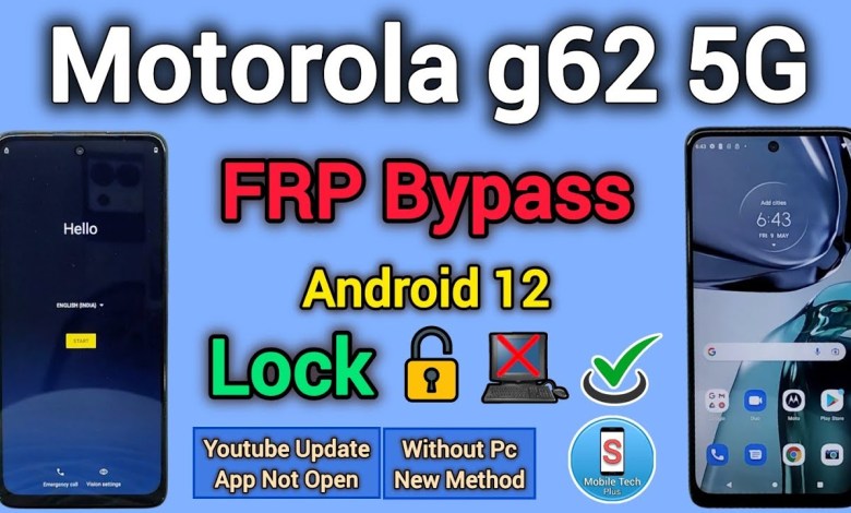 Unlocking Secrets: Motorola G62 5G FRP Bypass Explained in Our Latest YouTube Update! Unlocking Secrets: Motorola G62 5G FRP Bypass Explained in Our Latest YouTube Update!