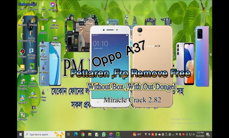 Oppo A37/A37f/A37fw Pattern Lock Remove In Miracle Tool Oppo A37/A37f/A37fw Pattern Lock Remove In Miracle Tool