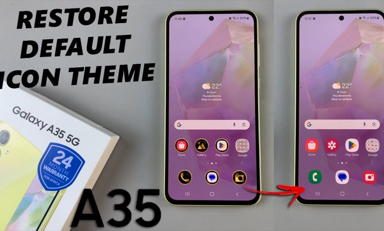 Samsung Galaxy A35 5G: How To Revert To Default Samsung Galaxy A35 5G: How To Revert To Default