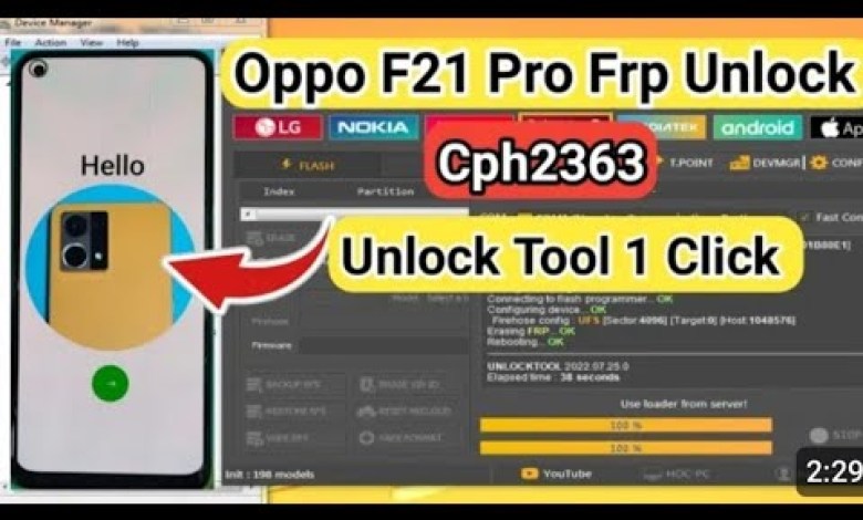 Oppo f21s pro FRP unlock (cph2363) #software #frp Oppo f21s pro FRP unlock (cph2363) #software #frp