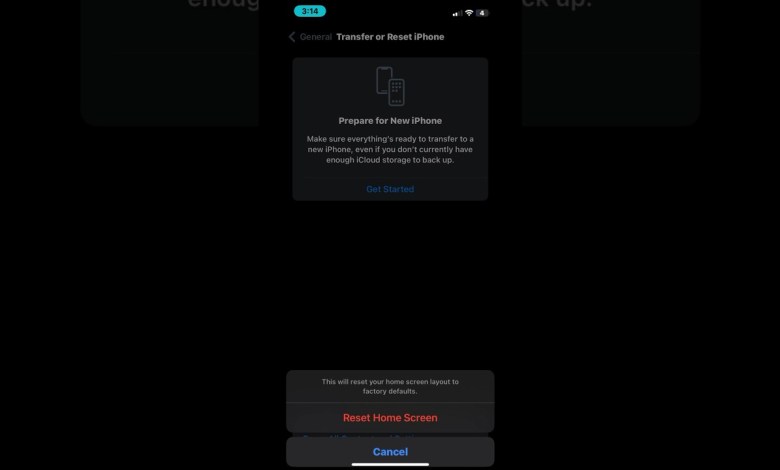 RESET Home Screen Layout on iPhone #resetsettings RESET Home Screen Layout on iPhone #resetsettings