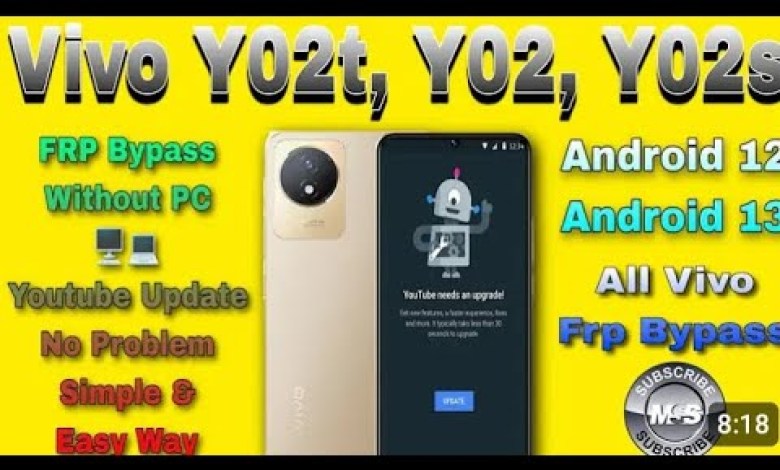 vivo Y02t frp bypass All units can unlocked vivo Y02t frp bypass All units can unlocked
