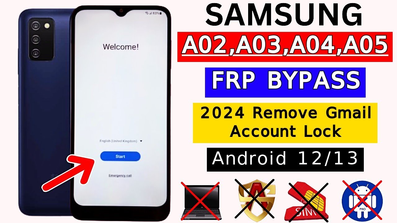 Samsung A02,A03,A04,A05 FRP Bypass 2024 Without PC Samsung A02,A03,A04,A05 FRP Bypass 2024 Without PC