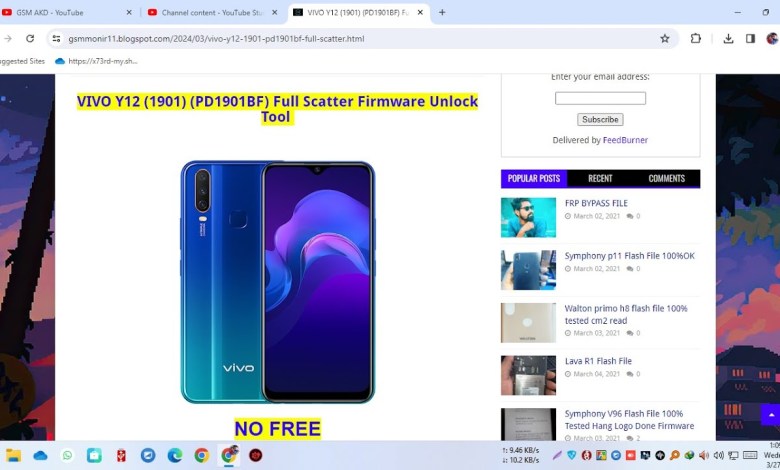 VIVO Y12 (1901) (PD1901BF) Full Scatter Firmware Unlock VIVO Y12 (1901) (PD1901BF) Full Scatter Firmware Unlock