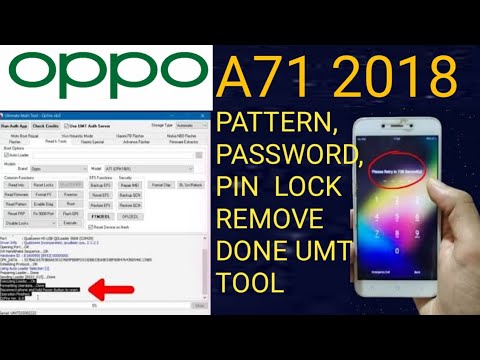 Oppo A71 2018Pattern, Password, Pin Lock Remove Done Oppo A71 2018Pattern, Password, Pin Lock Remove Done