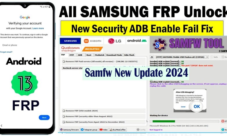 Samfw FRP Tool || Samsung One-Click Frp bypass || Samfw FRP Tool || Samsung One-Click Frp bypass ||