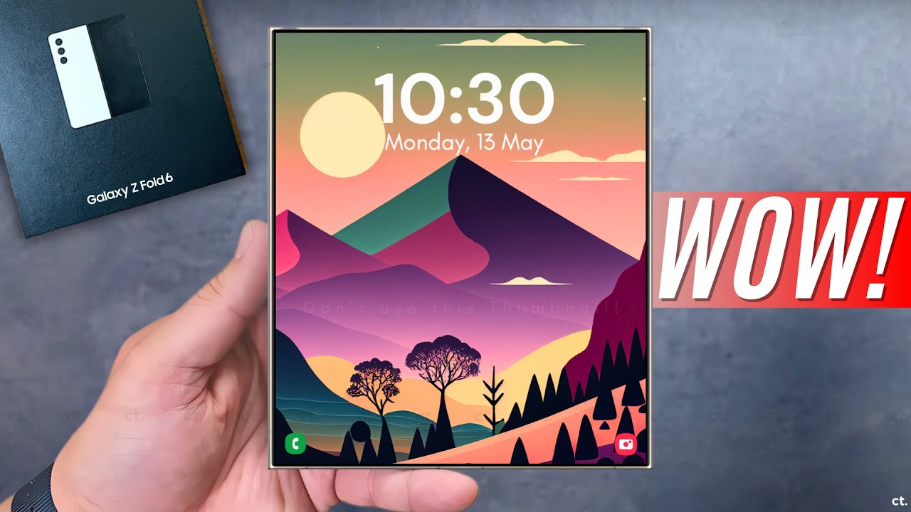 Samsung Galaxy Z Fold 6 – LIVE HANDS ON FIRST Samsung Galaxy Z Fold 6 – LIVE HANDS ON FIRST