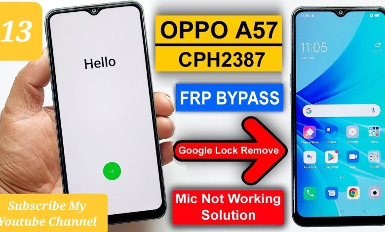 OPPO A57 2022 FRP Bypass||Android 13 ||OPPO A57 OPPO A57 2022 FRP Bypass||Android 13 ||OPPO A57
