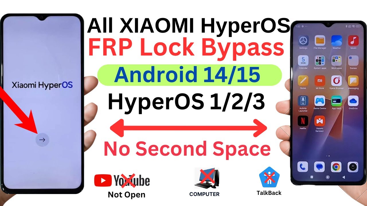 Unlocking Secrets: Bypassing Google on Xiaomi’s HyperOS 1/2 with Android 14/15! Unlocking Secrets: Bypassing Google on Xiaomi’s HyperOS 1/2 with Android 14/15!