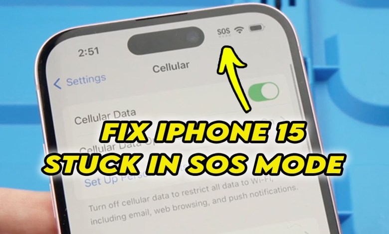 How to Fix iPhone 15/ Pro / Plus Stuck In SOS Mode How to Fix iPhone 15/ Pro / Plus Stuck In SOS Mode