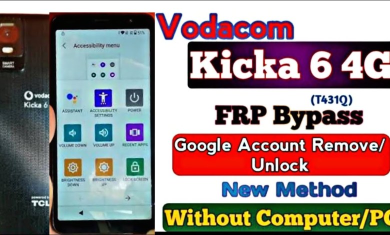 New Method for Bypassing FRP on TCL T431Q Vodacom using Kicka 6 4G New Method for Bypassing FRP on TCL T431Q Vodacom using Kicka 6 4G