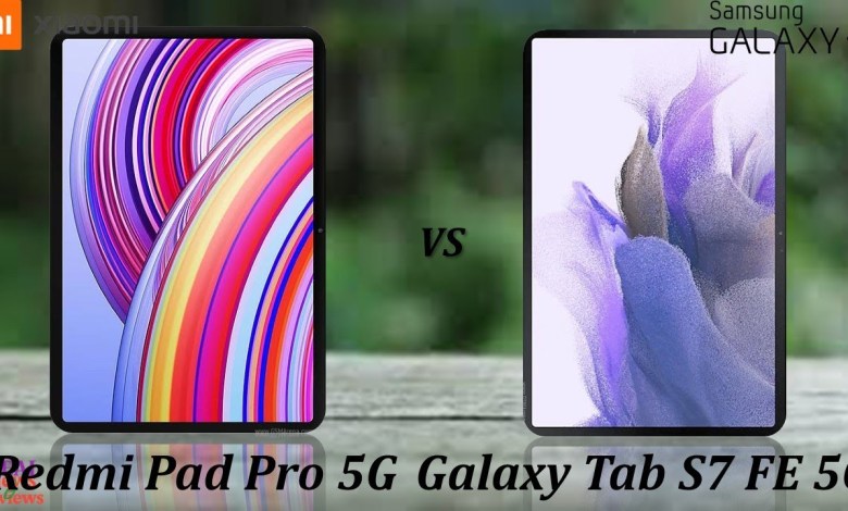 Xiaomi Redmi Pad Pro 5G vs Samsung Galaxy Tab S7 FE 5G Xiaomi Redmi Pad Pro 5G vs Samsung Galaxy Tab S7 FE 5G