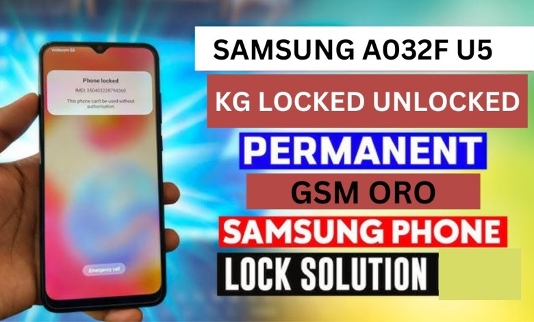 SAMSUNG A032F U5 KG LOCKED UNLOCKED PERMANENTLY SAMSUNG A032F U5 KG LOCKED UNLOCKED PERMANENTLY