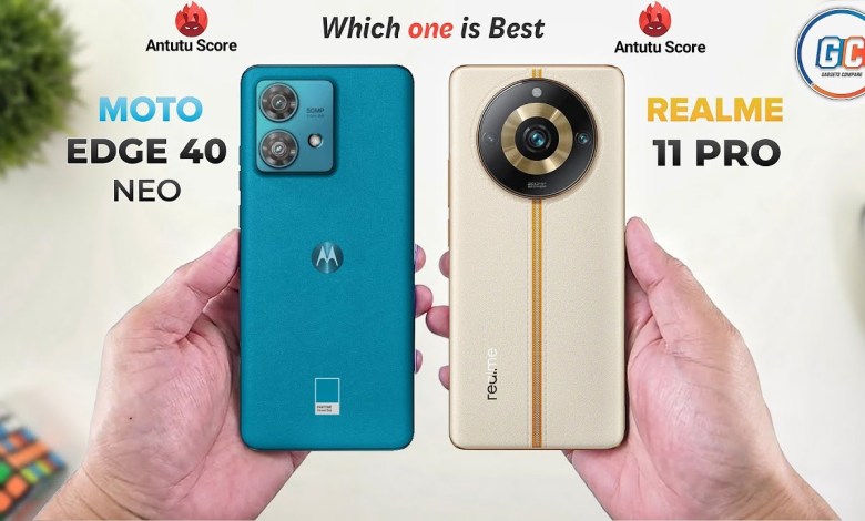 Moto Edge 40 Neo Vs Realme 11 Pro | Full Comparison Moto Edge 40 Neo Vs Realme 11 Pro | Full Comparison