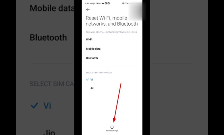 How to reset mobile network? How to reset How to reset mobile network? How to reset