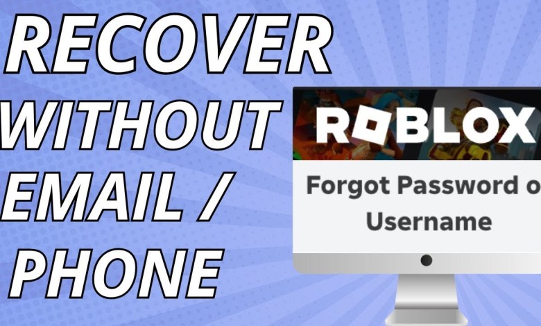 How to Reset Your Roblox Password Without Email or How to Reset Your Roblox Password Without Email or