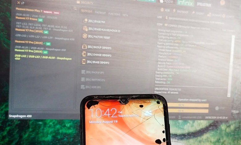 Huawei dub-lx1 y7 prime 2019 frp bypass with unlocktool Huawei dub-lx1 y7 prime 2019 frp bypass with unlocktool
