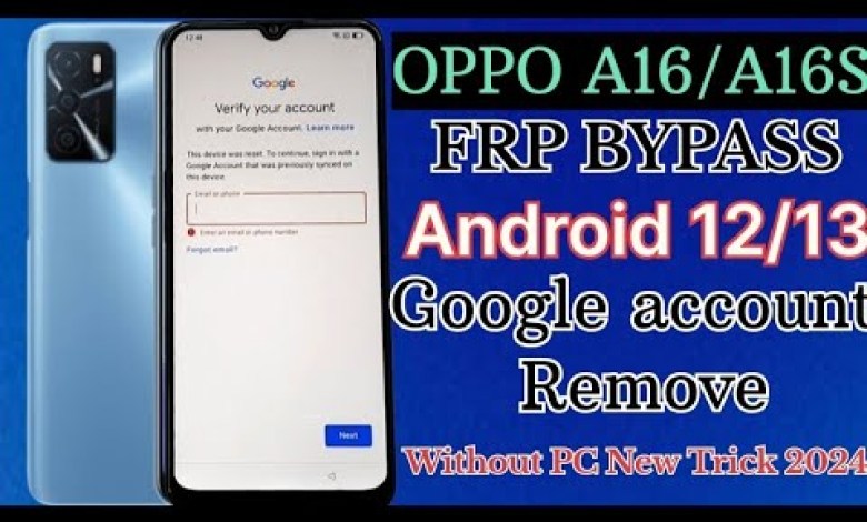 OPPO A16 || FRP BYPASS || OPPO (CPH2269) Google account OPPO A16 || FRP BYPASS || OPPO (CPH2269) Google account