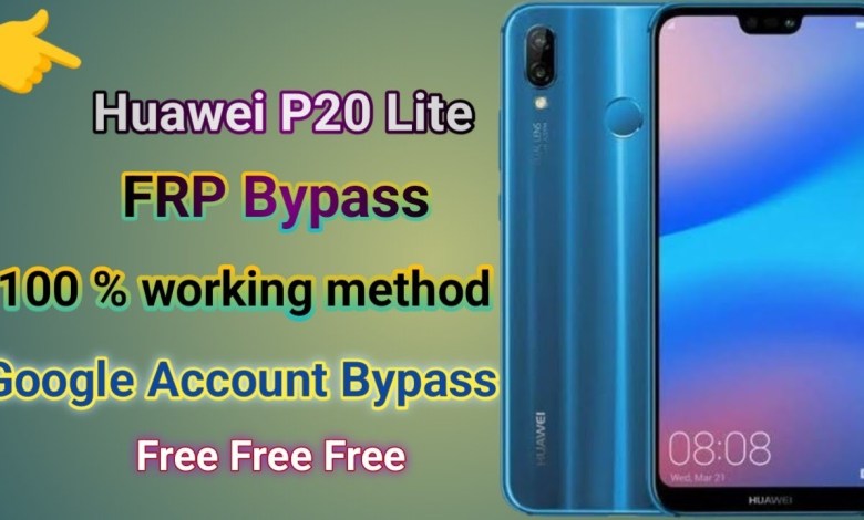 Huawei P20 Lite FRP Bypass | Huawei P20 Lite Google Huawei P20 Lite FRP Bypass | Huawei P20 Lite Google