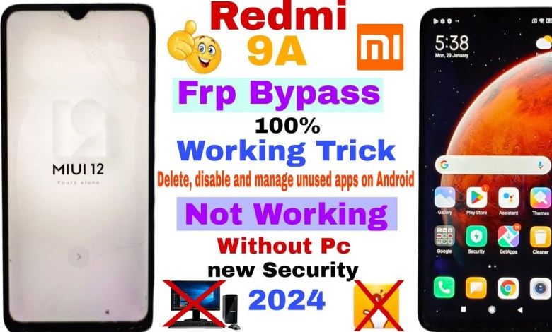 Redmi 9A Google Account Bypass miui 12.5.6 No Computer Redmi 9A Google Account Bypass miui 12.5.6 No Computer
