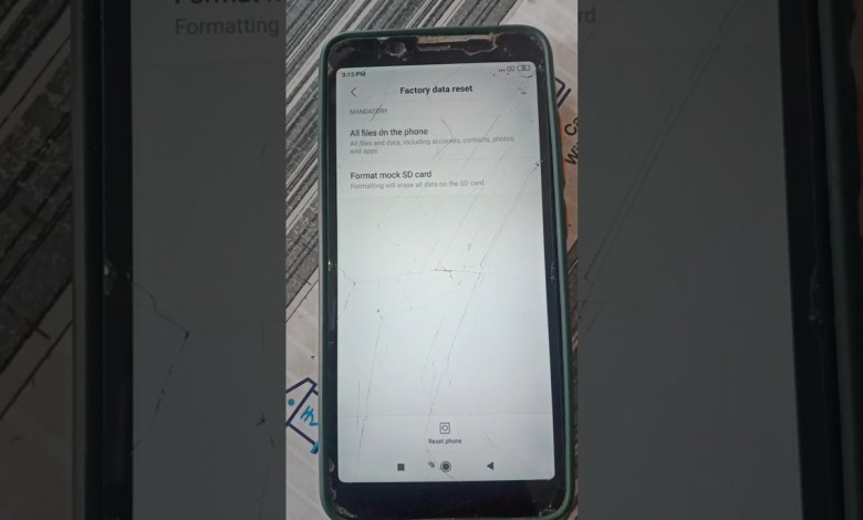 Redmi 6a Factory Reset Settings/Erase All Data #viral Redmi 6a Factory Reset Settings/Erase All Data #viral