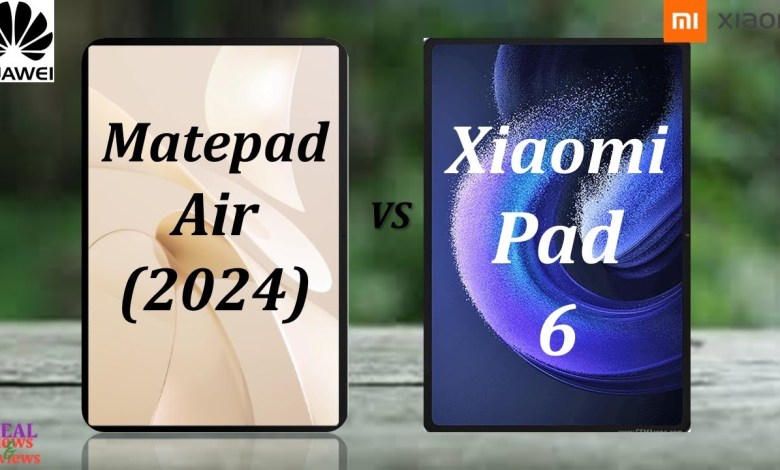 Huawei Matepad Air 2024 vs Xiaomi Pad 6 Huawei Matepad Air 2024 vs Xiaomi Pad 6