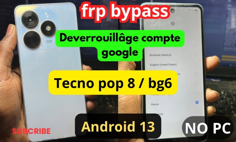 Unlock Google account on Tecno POP 8 using FRP bypass – discover how! Unlock Google account on Tecno POP 8 using FRP bypass – discover how!