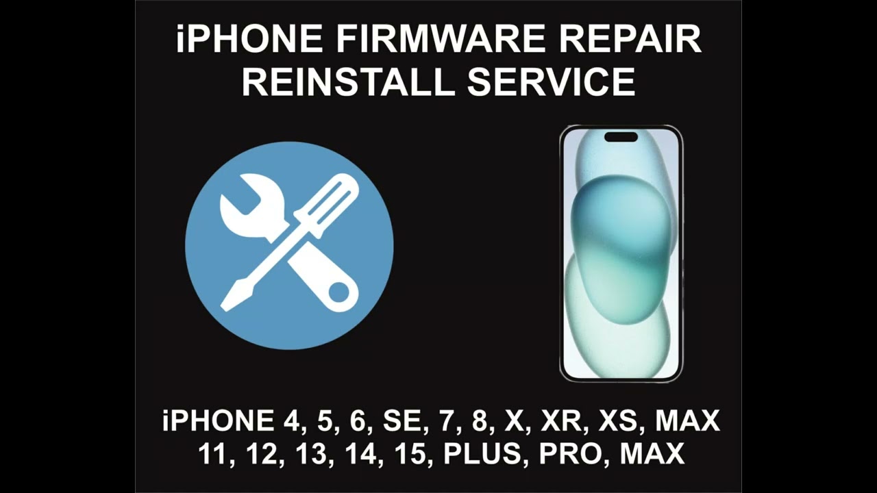 iPhone Firmware Repair, Flashing, Unbrick Service, All iPhone Firmware Repair, Flashing, Unbrick Service, All