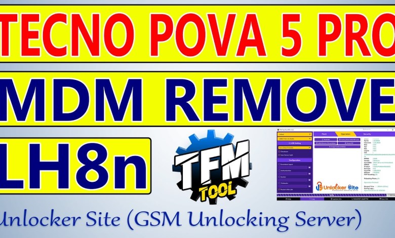 Tecno Pova 5 Pro (LH8n) MDM Remove By TFM Tool Tecno Pova 5 Pro (LH8n) MDM Remove By TFM Tool