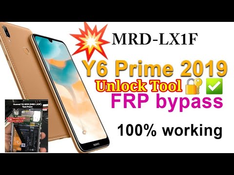 Huawei y6 prime 2019 MRD-LX1F frp bypass unlock tool Huawei y6 prime 2019 MRD-LX1F frp bypass unlock tool
