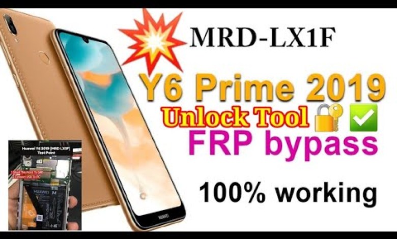 Huawei y6 prime 2019 MRD-LX1F frp bypass unlock tool Huawei y6 prime 2019 MRD-LX1F frp bypass unlock tool