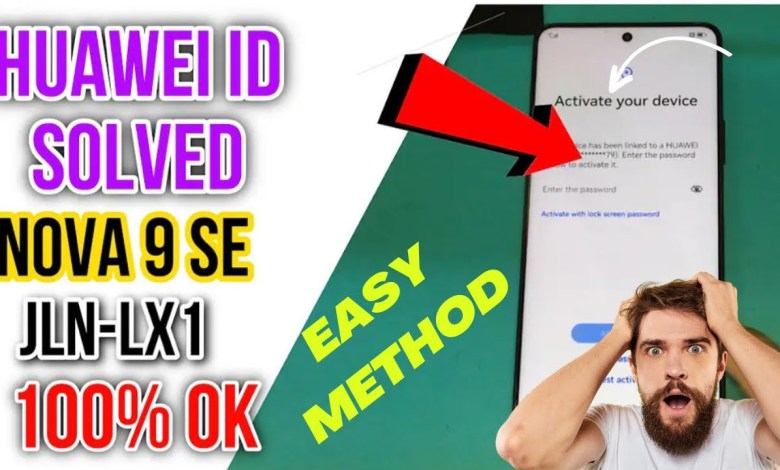 Huawei nova 9se (JNL-LX1) id remove with unlock tool Huawei nova 9se (JNL-LX1) id remove with unlock tool
