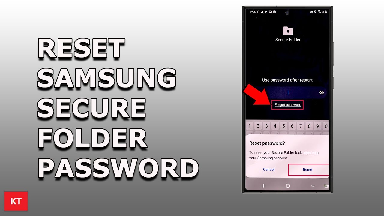 How to reset Samsung secure folder password if you How to reset Samsung secure folder password if you