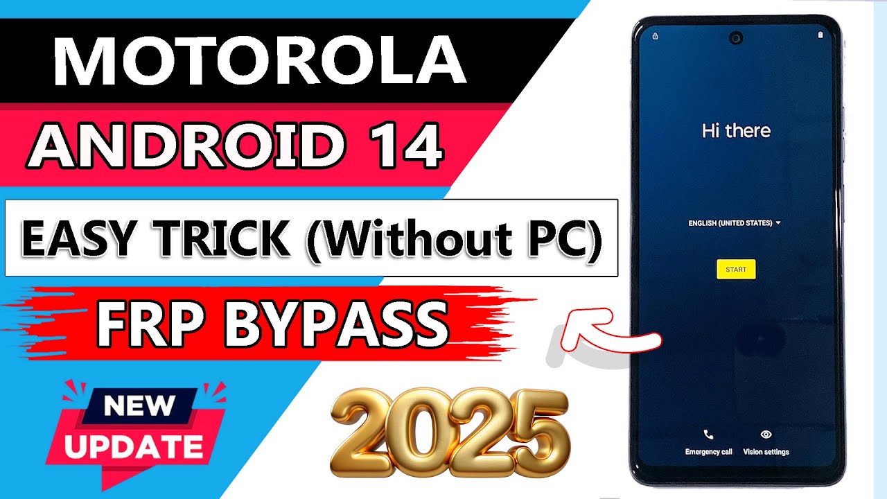 Unlock your Motorola Android 14 with Google Account! Unlock your Motorola Android 14 with Google Account!