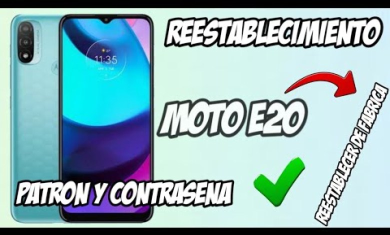 How to Remove Pattern or Password / Moto E20 – How to Remove Pattern or Password / Moto E20 –