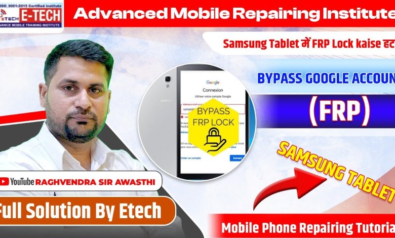 Bypass Google Account (FRP) from any Samsung Tablet Bypass Google Account (FRP) from any Samsung Tablet