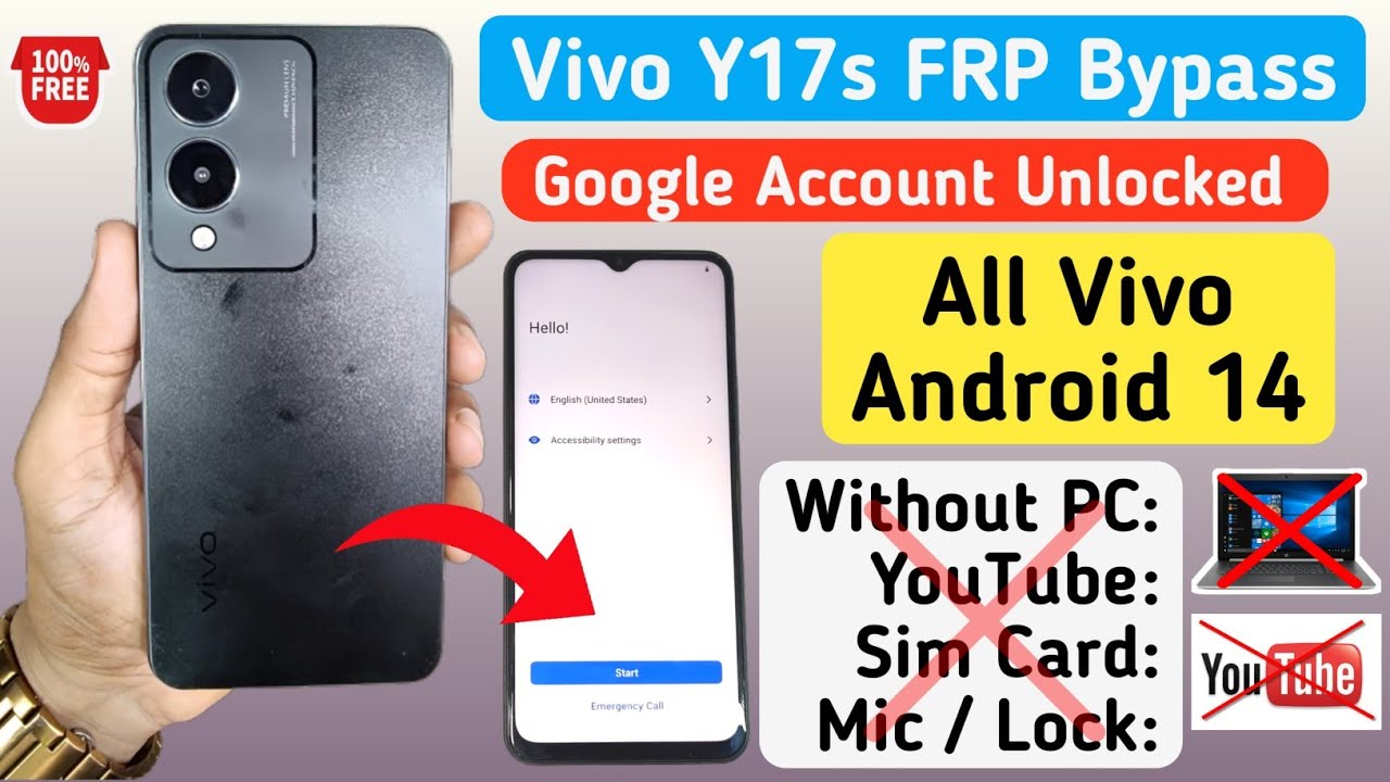 Vivo Y17s FRP Bypass Android 14 | How to FRP Bypass Vivo Y17s FRP Bypass Android 14 | How to FRP Bypass