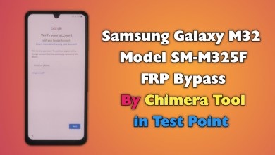 Samsung M32 FRP Bypass By Chimera Tool Test Point M325F Samsung M32 FRP Bypass By Chimera Tool Test Point M325F