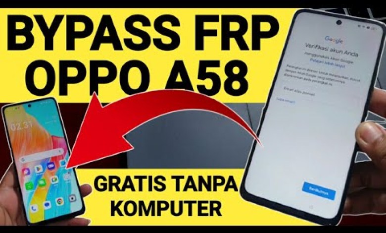 How to Bypass Frp Oppo A58 Forgot Google Account for Free Without How to Bypass Frp Oppo A58 Forgot Google Account for Free Without